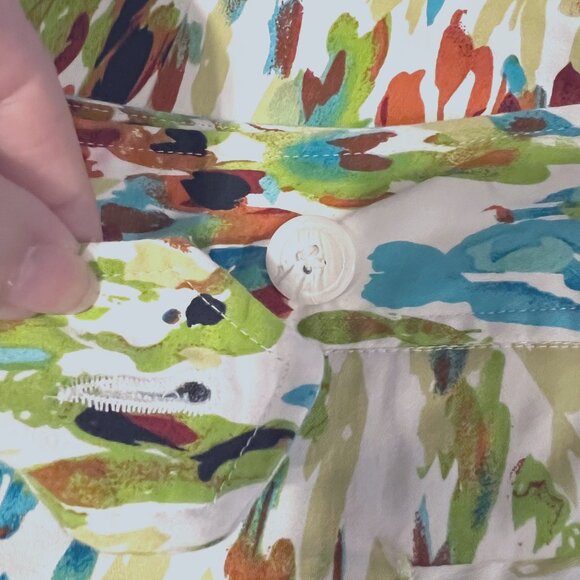 DFA New York-Pencil Skirt-Size 10-Spring/Summer Colors-Green, Tan,White,Blue-Fun - Picture 8 of 12